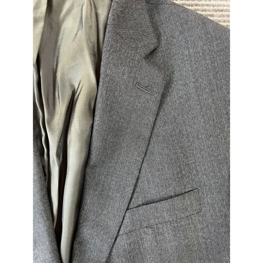 Banana Republic Mens 44R Modern Fit‎ 100% Wool Blazer Brown Sport Coat
